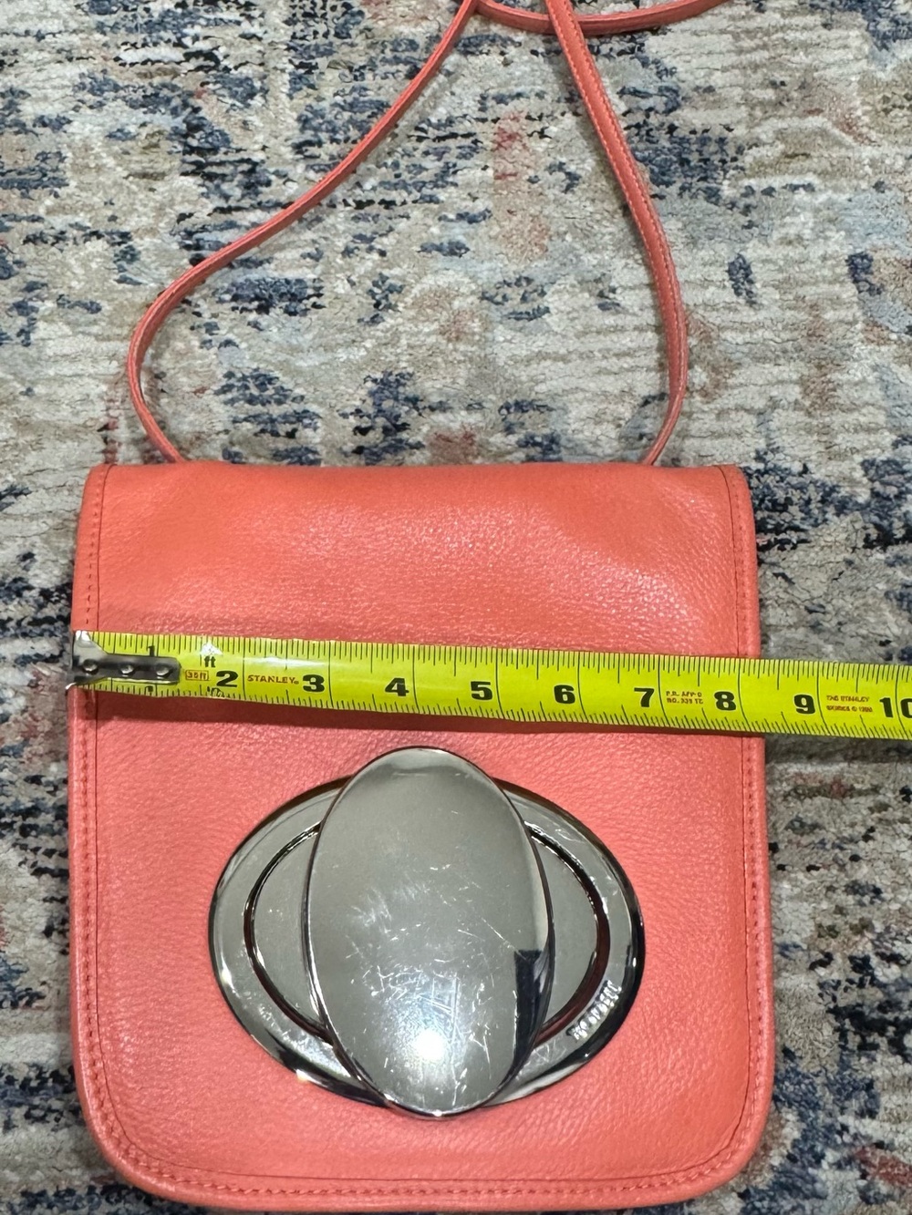 BODHI Vibrant Orange Leather Handbag - Registered Serial BBW00008696 - Picture 13 of 16
